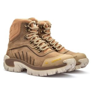 Bota Caterpillar Conquest Creme Nobuck