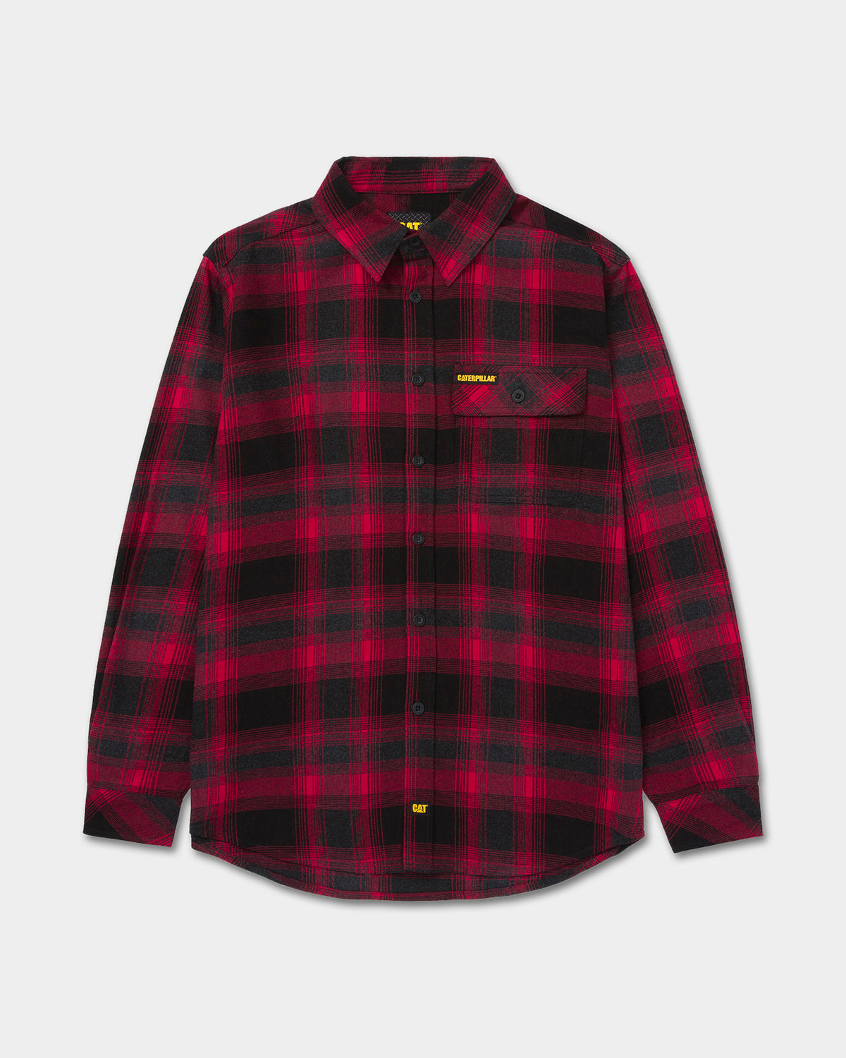 Camisa Flanelada Vermelha e Preta