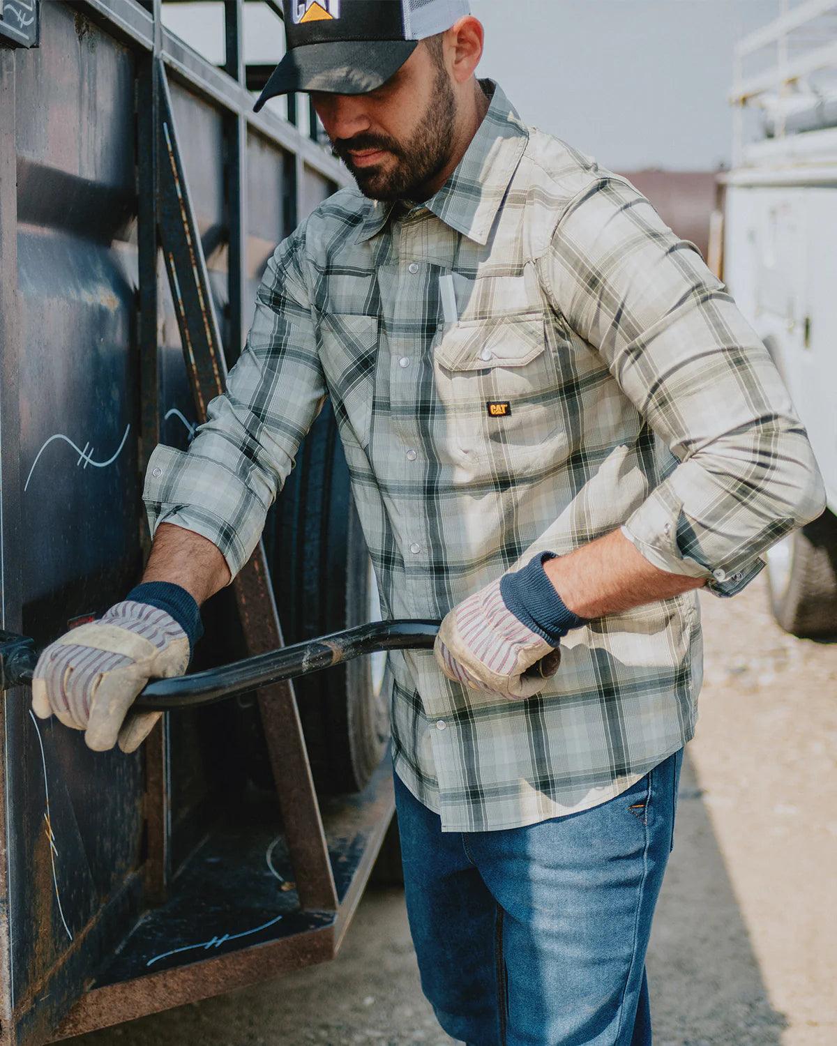 CAMISA WESTERN MASCULINA LEVE DE MANGA LONGA - Imagem 2