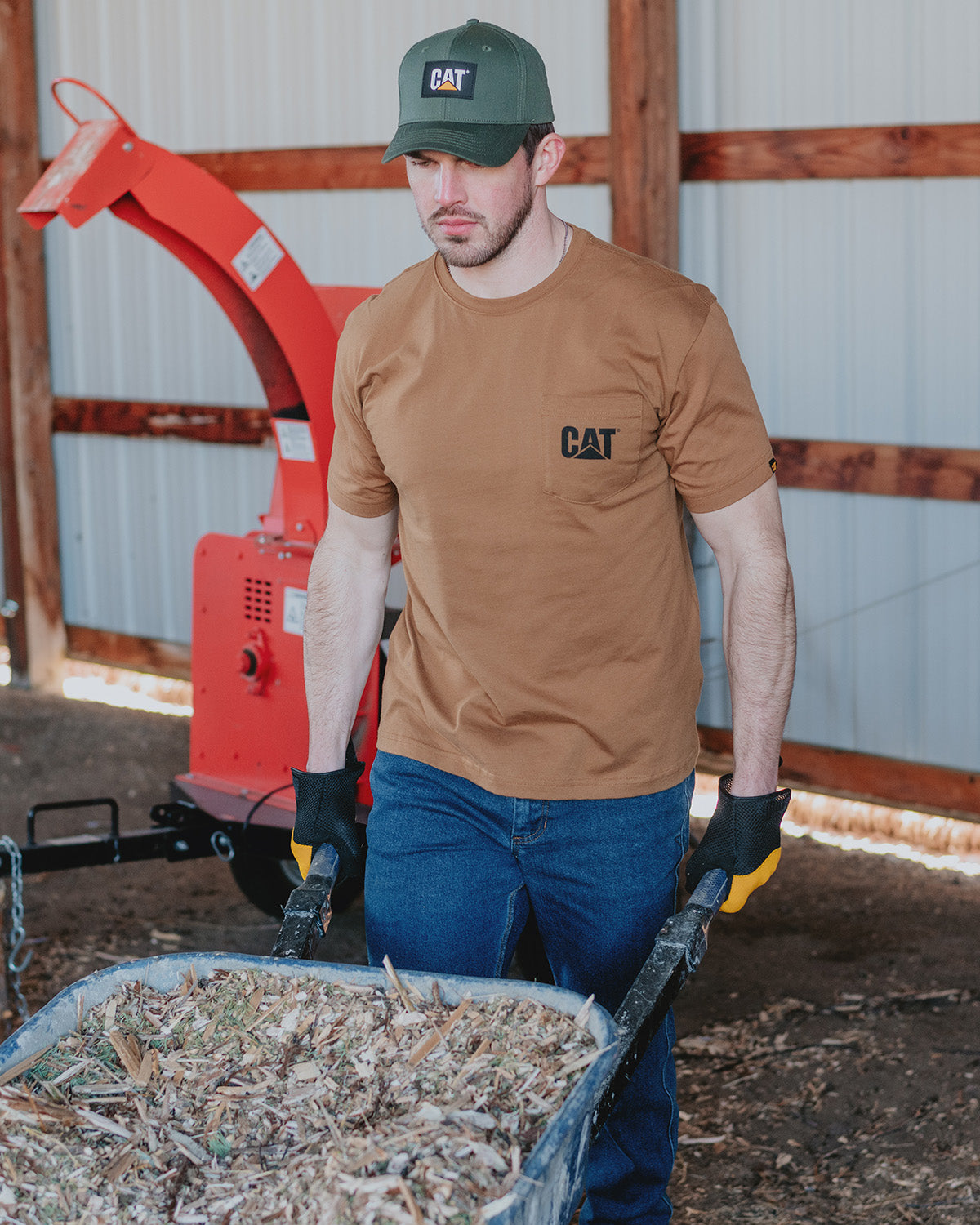 Camiseta Caterpillar Bronze