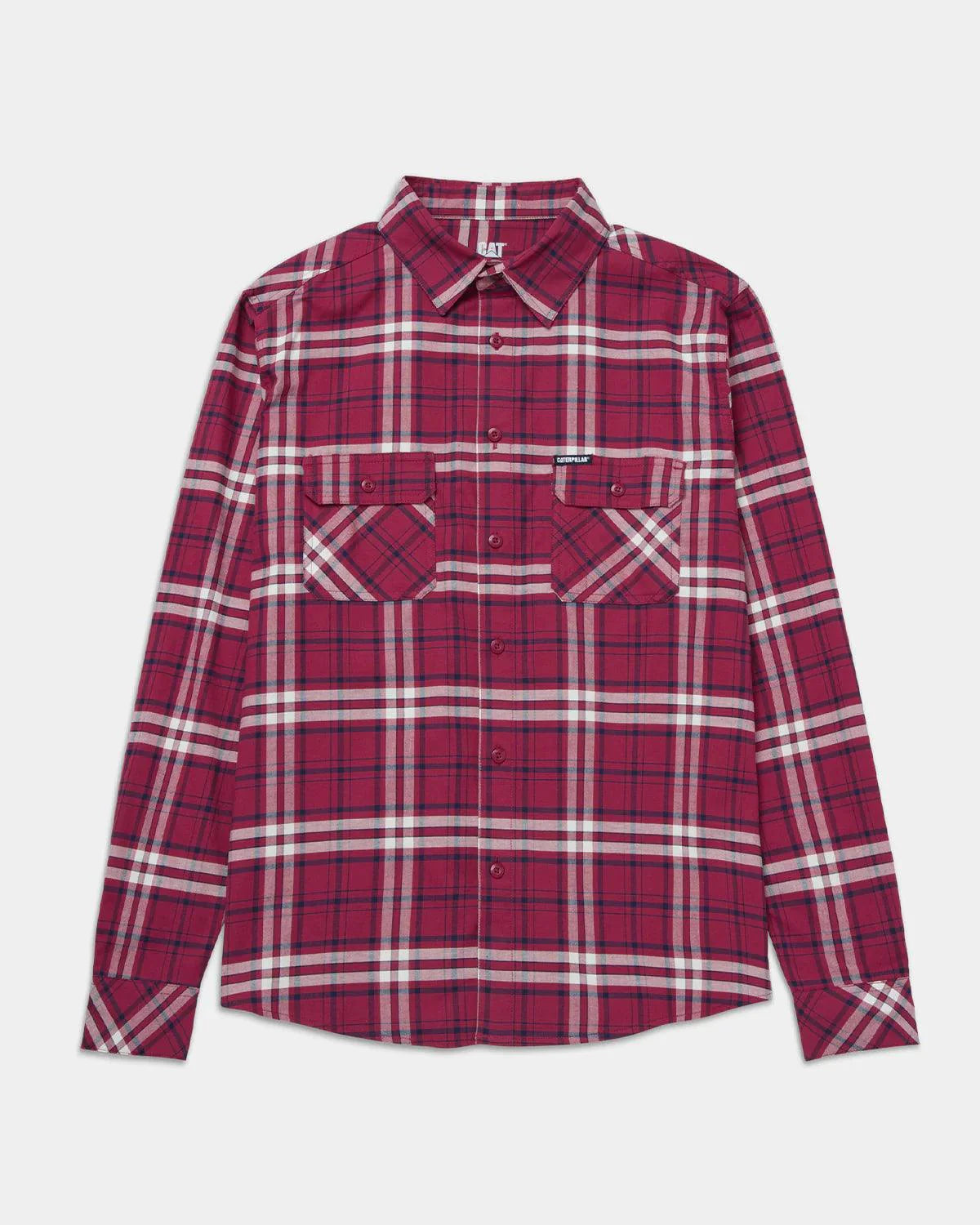 CAMISA DE TRABALHO MASCULINA DE MANCHAS XADREZ DE MANGA LONGA - Imagem 4