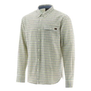 Camisa Tattersall com Botão Multicolorida