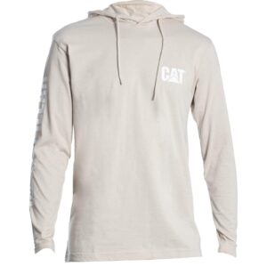 Camiseta de Manga Longa com Capuz Branca