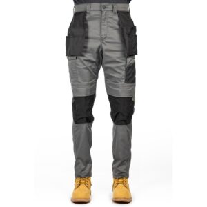 Calça com Bolso Lateral para Joelhos em Stretch Essencial