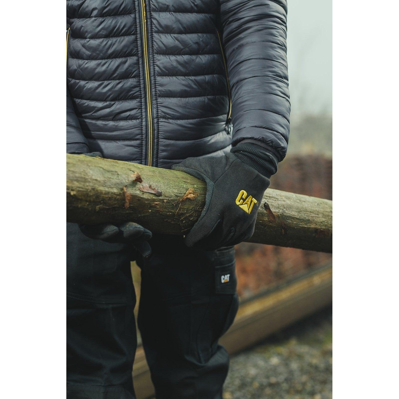 Luvas Dotted Jersey Pretas - Imagem 2