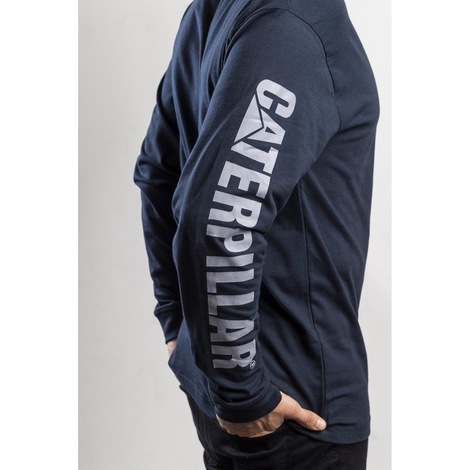 Camiseta de Manga Longa com Estampa de Marca Marinho Escuro - Imagem 9